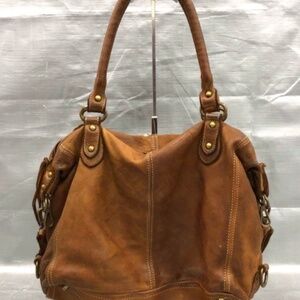 BAYSIDE 84 - Convertible Italian Leather - Curio/Cognac Brown -retail $298+